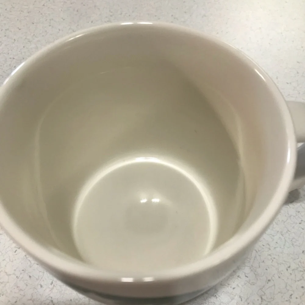 Starbucks Coffee Mug Cup White w/ Classic Large Green Mermaid Logo 14oz …
